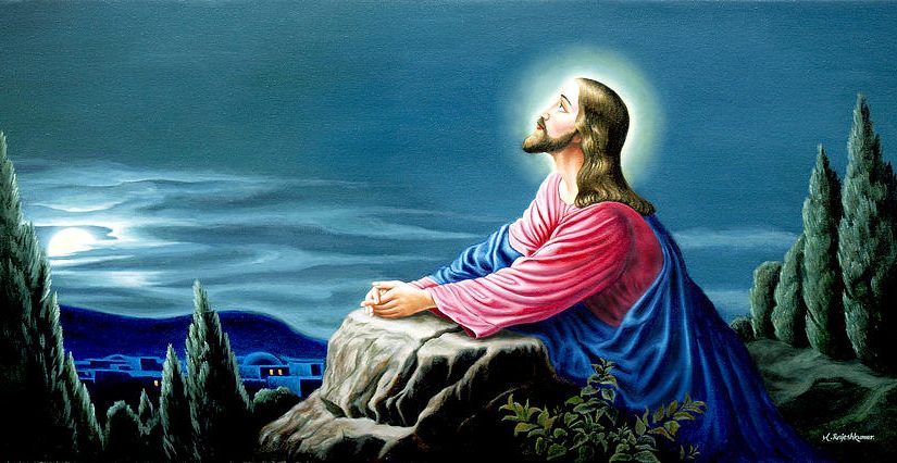 jesus-praying-m-rajesh-kumar